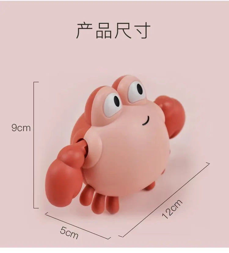 A pink cartoon turtle product figure shown from above and side view.