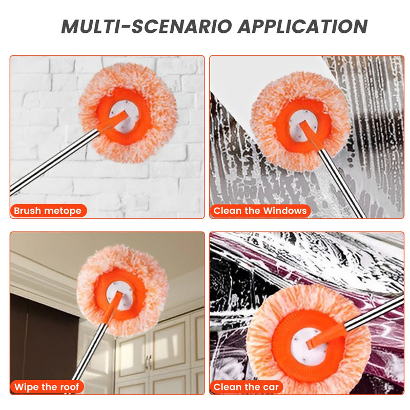 360° Rotating Microfiber Mop with Extendable Handle