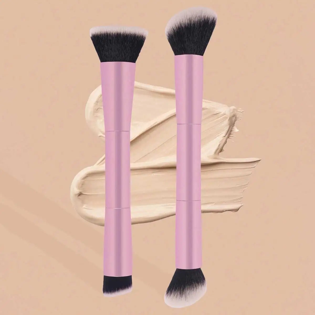 Set de pinceaux de maquillage professionnels à double tête