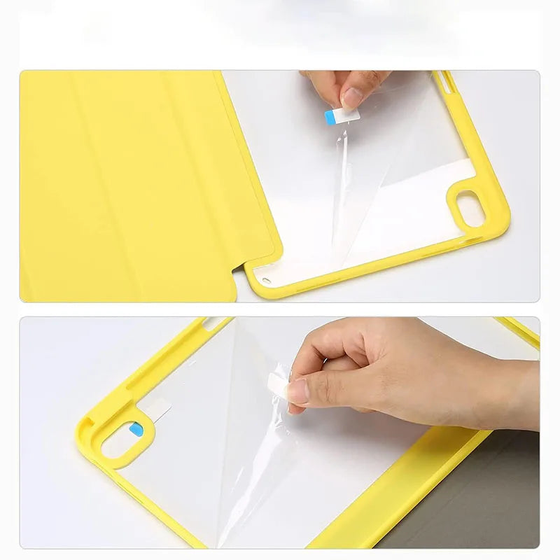Slim Hybrid iPad Case with Pencil Holder and Tri-Fold Stand