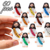 Mini Religious Figurine Set for Christmas and Easter Decor