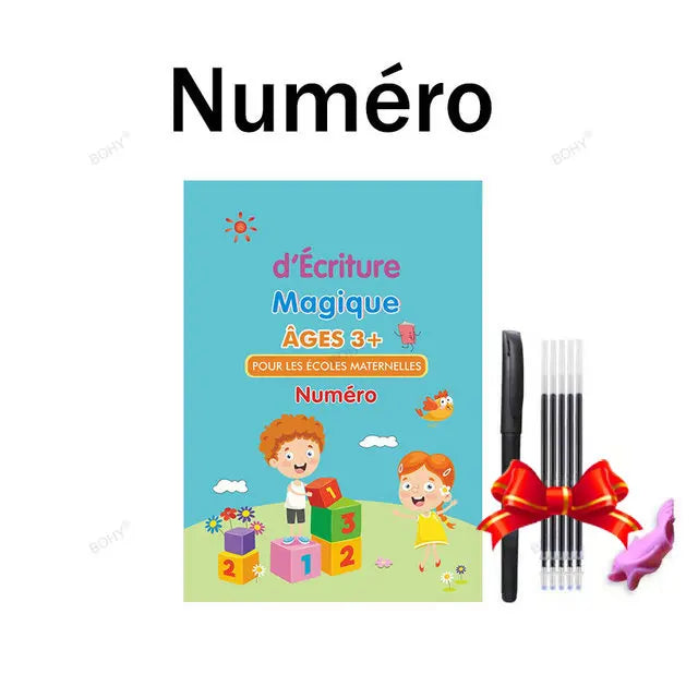 Reusable Grooved Handwriting Practice Book for Kids