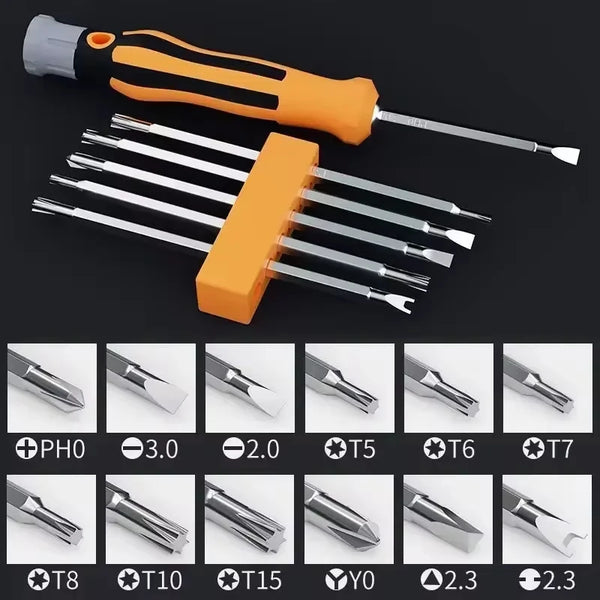 Precision Screwdriver Set with Magnetic Bits