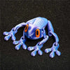 Magnetic Articulated Frog Fidget Toy – 3D Printed Desk Decor