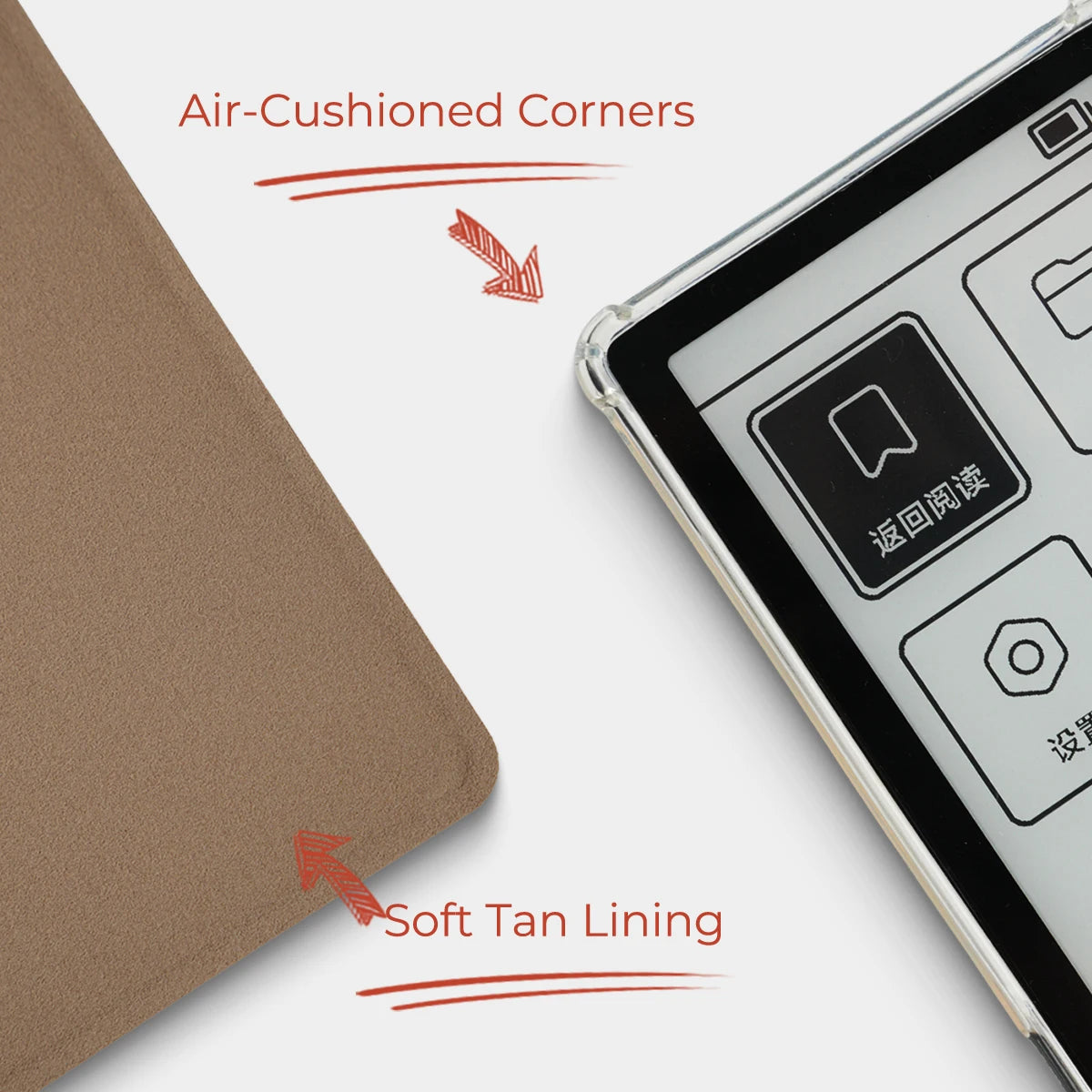 Composition Book Style Folio Case with Magnetic Closure for XTEINK X3 and X4
