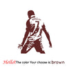 Football Player Wall Decal