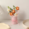 Handcrafted Yarn Flower Bouquet with Vase – Everlasting Home Décor