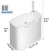 Slim 2-in-1 Bathroom Trash Can with Toilet Brush Holder