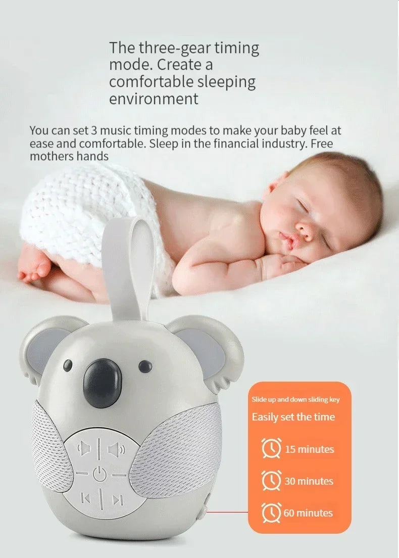 Soothing Sleep Sound Machine with Timer and Night Light