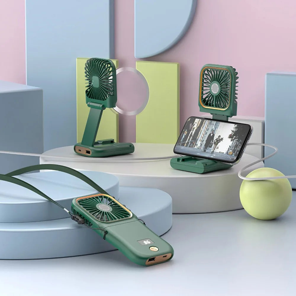 Tragbarer Hals- und Handventilator