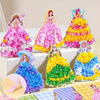 Rainbow Paper Puncture Painting Craft Kit for Kids