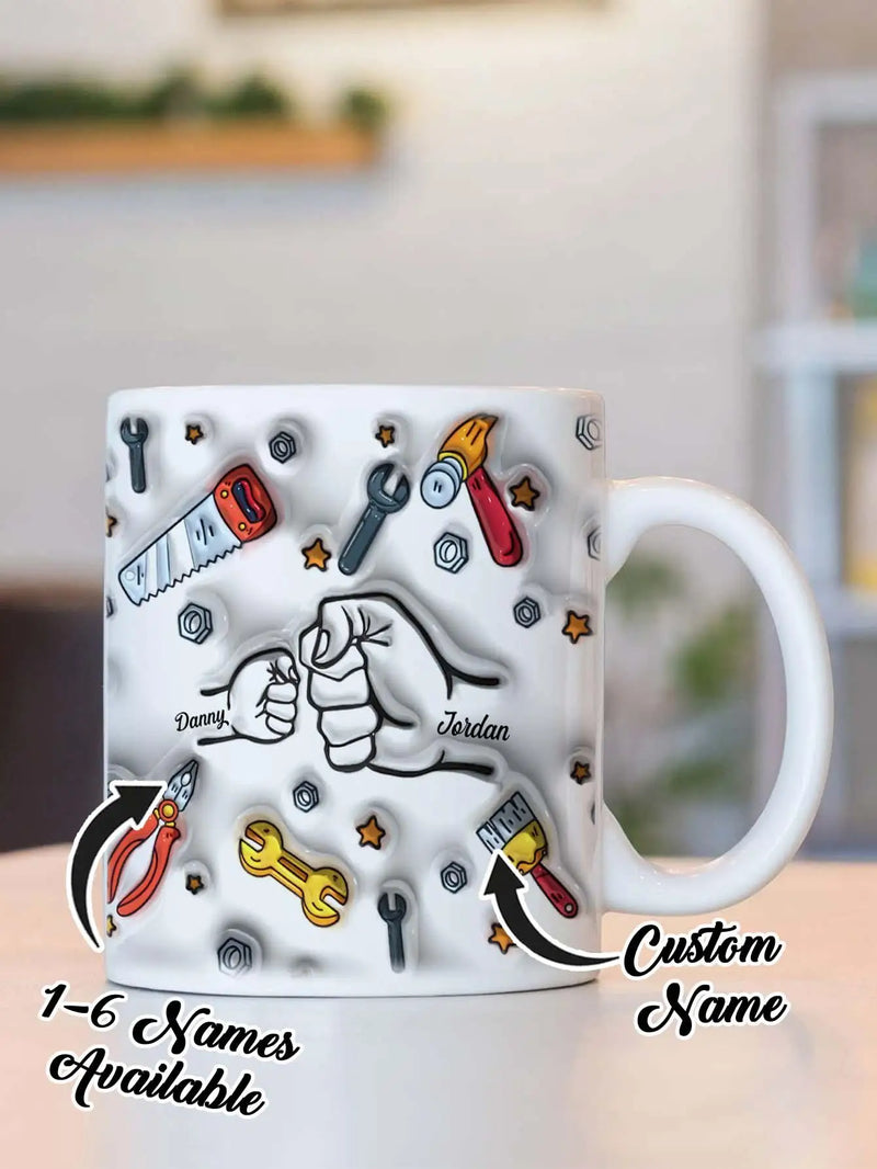 Taza de Café Personalizada 3D para Papá