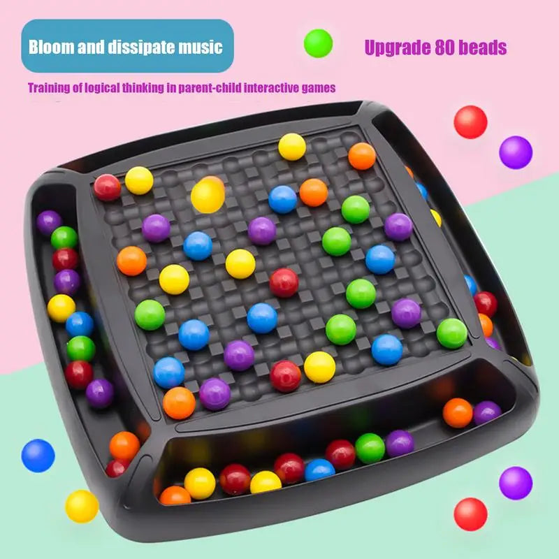 Rainbow Ball Elimination Board Game for Family Fun