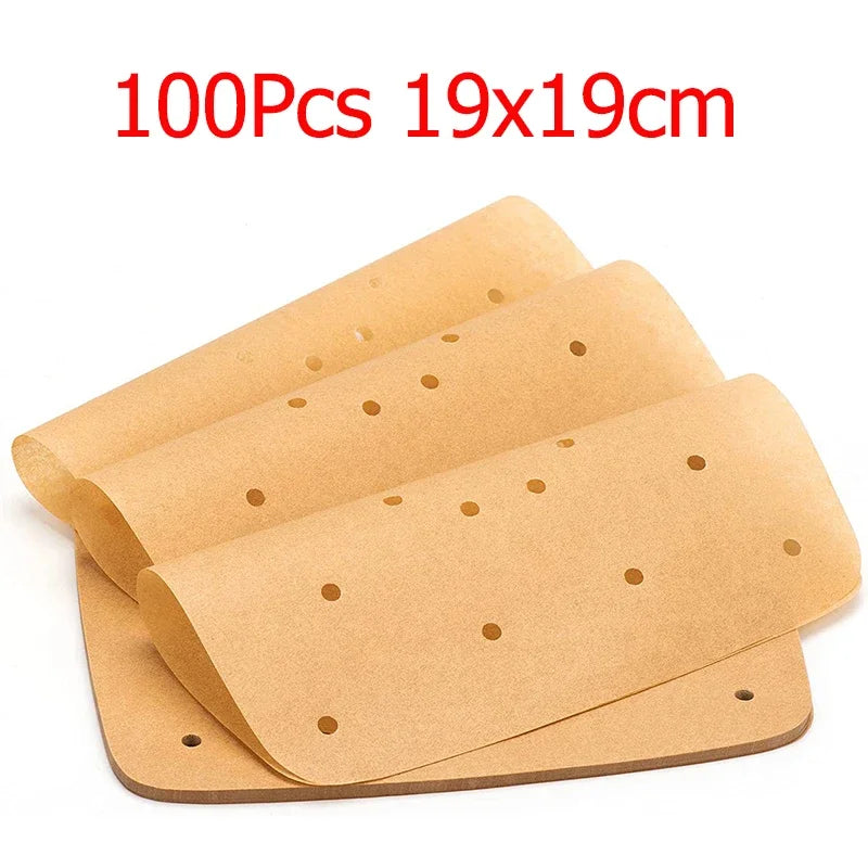 Perforated Parchment Paper Liners for Air Fryer