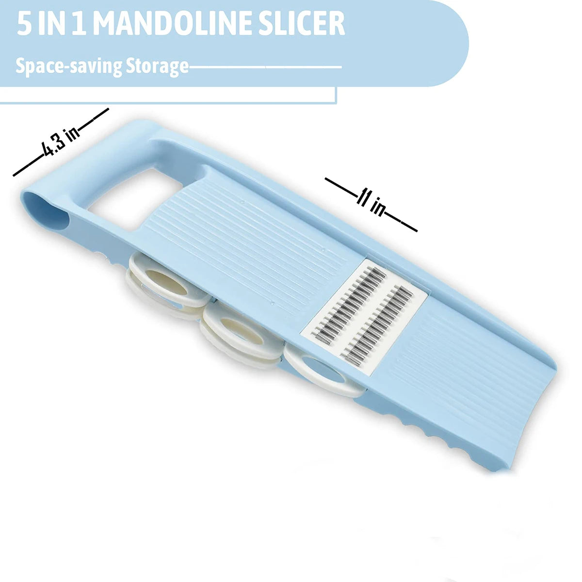 5-in-1 Multi-Blade Vegetable Slicer and Grater