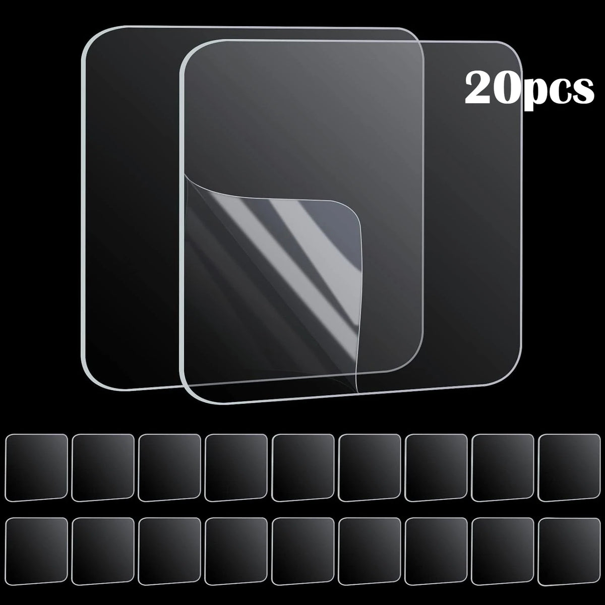 Heavy-Duty Nano Tape – Reusable Double-Sided Adhesive Pads