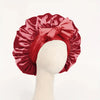 Adjustable Satin Sleep Bonnet with Tie Band