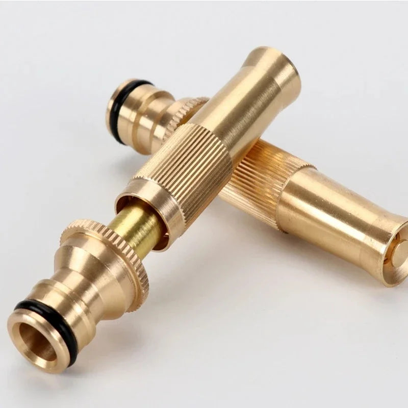 Adjustable Brass Garden Hose Nozzle
