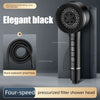 4-Mode High Pressure Handheld Shower Head