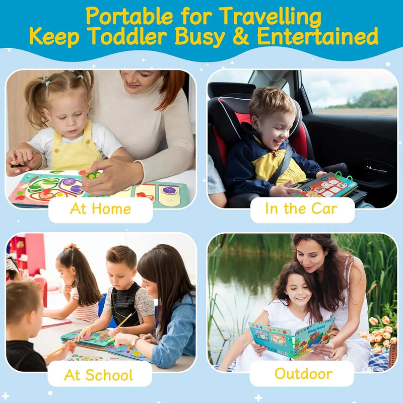 Montessori Busy Book for Toddlers