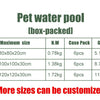 Foldable Anti-Scratch Pet Bath Tub with Quick Drain