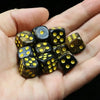 Translucent Colored Acrylic Dice Set for Tabletop Games