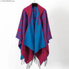 Men's Vintage Fringe Cape Coat