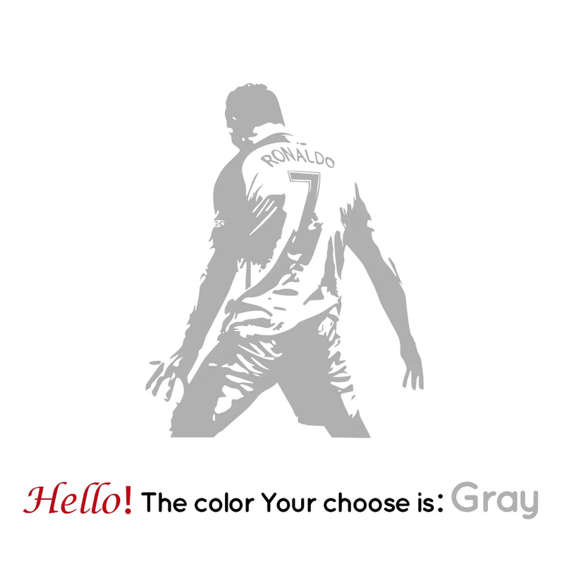 Football Player Wall Decal
