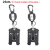 Retractable Badge Holder with Carabiner Clip