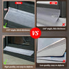 Comparison of a new 135 degree thick sealing strip versus an old 160 degree thin sealing strip.