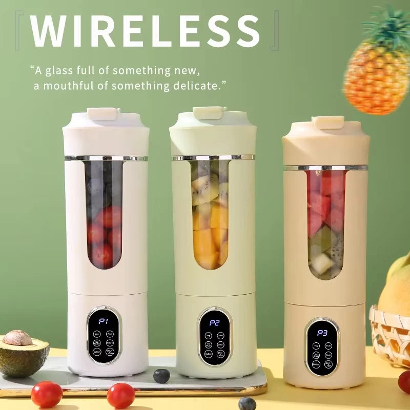 Portable Wireless Citrus Juicer with Ice Crushing