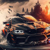 Kit de Pintura con Diamantes 5D - Arte de Coche de Carreras