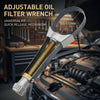 Adjustable Oil Filter Removal Wrench with Flexible Metal Strap