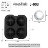 3D Skull & Diamond Ice Ball Mold – Silicone Tray for Whiskey & Cocktails