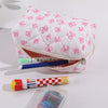 Bowknot Print Makeup Bag - Large Capacity Travel Toiletry Organizer