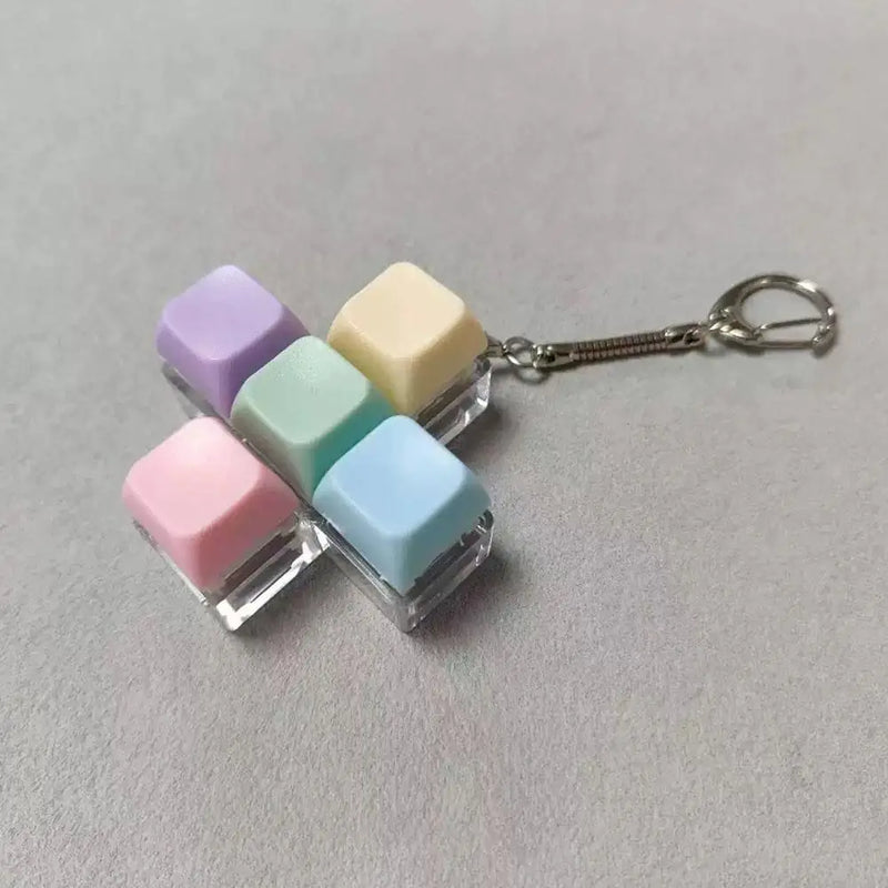 Mini Mechanical Keyboard Fidget Keychain
