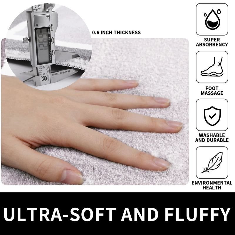 Memory Foam Bath Mat with Non-Slip Backing