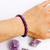 Beruhigendes Amethyst Heilkristall-Armband