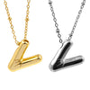 Personalized Initial Letter Pendant Necklace