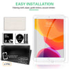 A kit for installing cleaning cloth, wipes, guide stickers, and vacuum stickers on a tempered glass screen protector.