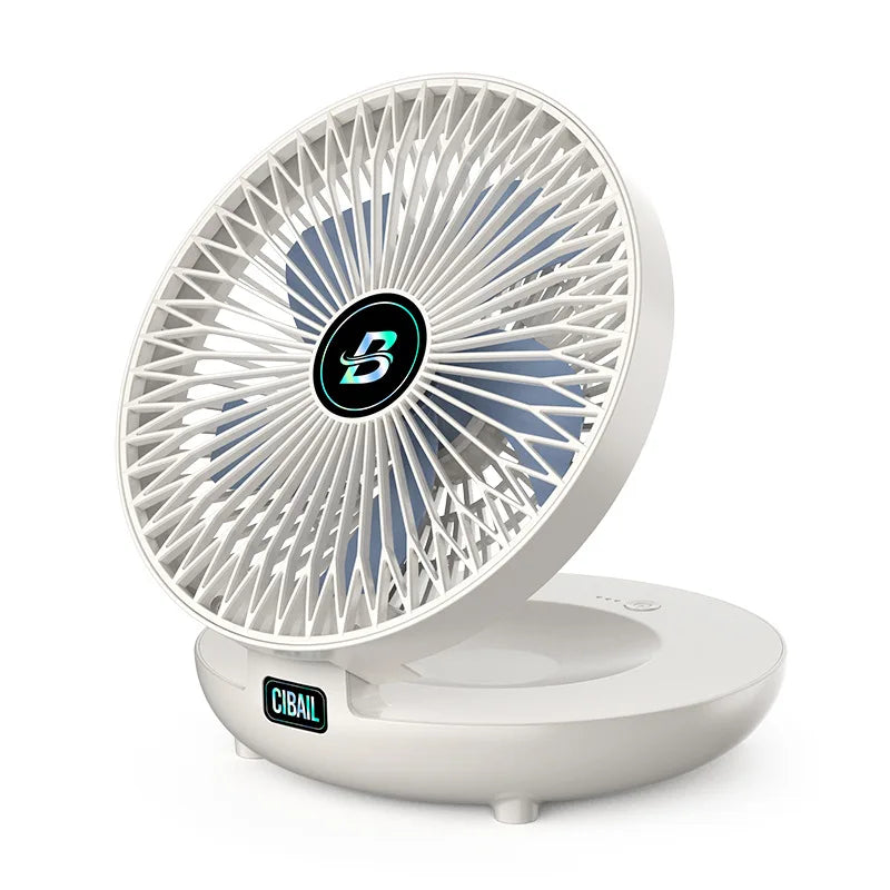 Rechargeable Wall-Mounted & Desktop Fan