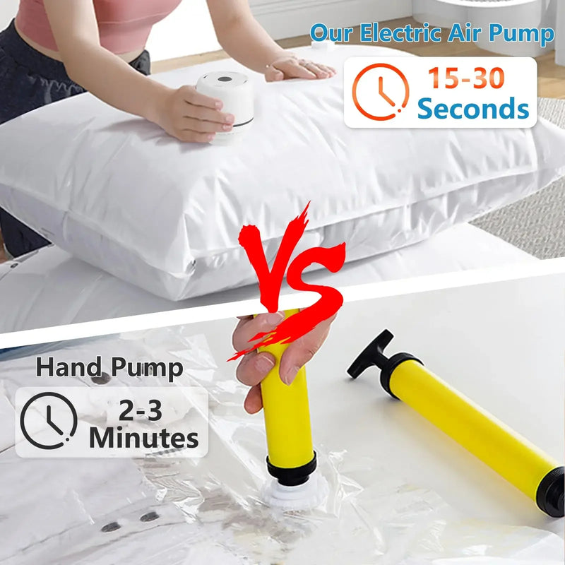 Portable Electric Vacuum Pump for Storage Bags