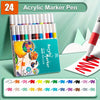 Acrylic Paint Markers Set with Fine Tip – Waterproof & Permanent for Art and DIY