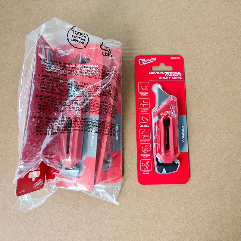Multi-Function Compact Utility Knife with Wire Stripper & Nail Puller