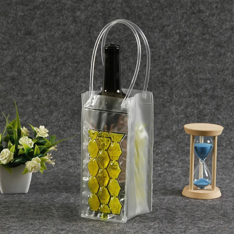 Bolsa Enfriadora Reutilizable de Gel para Vino y Bebidas