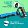Double-Sided Pet Deshedding Brush
