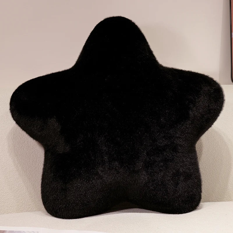 Star Shaped Plush Throw Pillow for Couch, Bed, and Floor