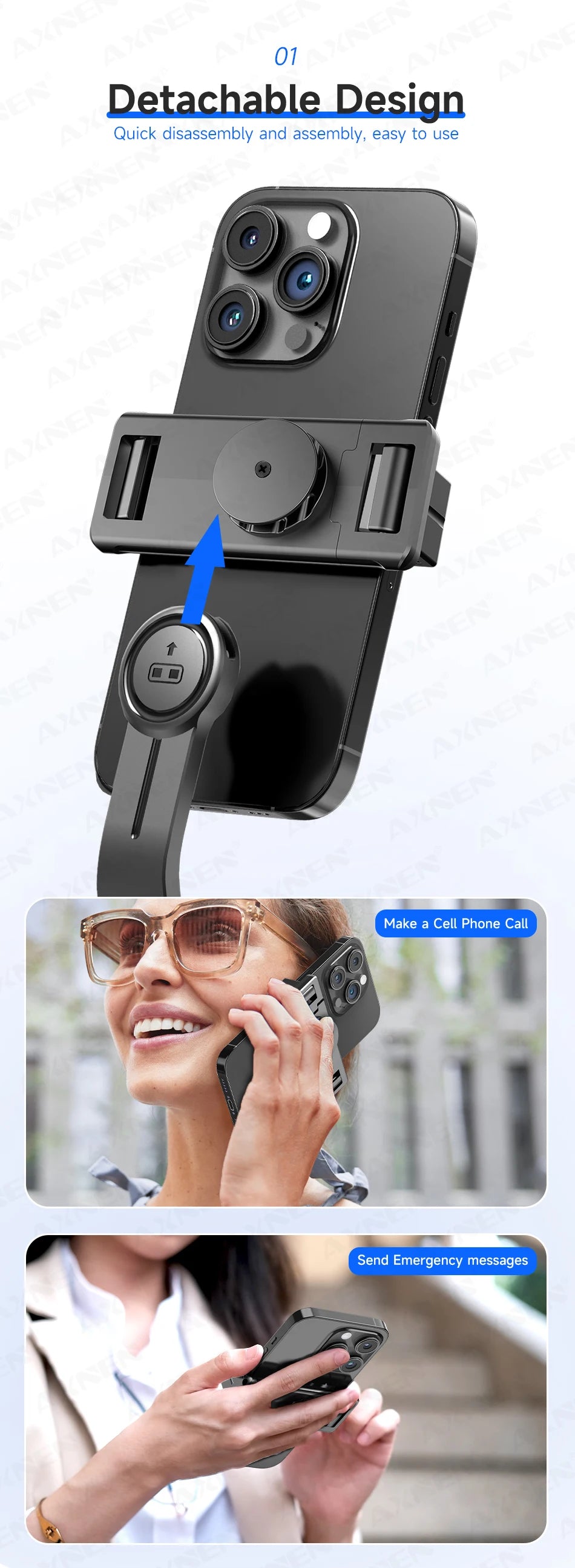 Portable Selfie Stick Tripod with Bluetooth Remote