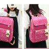3-Piece Canvas Backpack Set for School