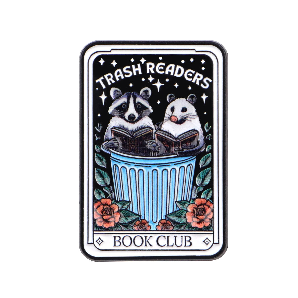 Cute Opossum Enamel Pin
